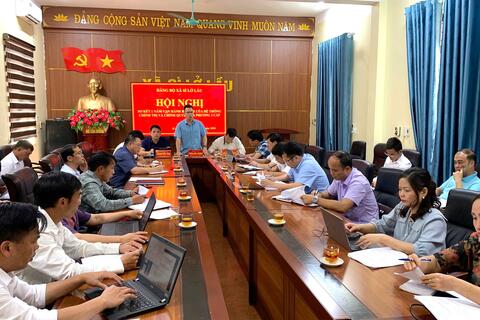 HỘI NGHỊ SƠ KẾT 1 NĂM VẬN HÀNH BỘ MÁY CỦA HỆ THỐNG CHÍNH TRỊ VÀ CHÍNH QUYỀN ĐỊA PHƯƠNG 2 CẤP