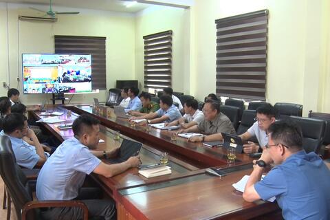 XÃ SÌ LỞ LẦU DỰ HỘI NGHỊ TRỰC TUYẾN ĐÁNH GIÁ TÌNH HÌNH THỰC HIỆN NGHỊ QUYẾT SỐ 57-NQ/TW.