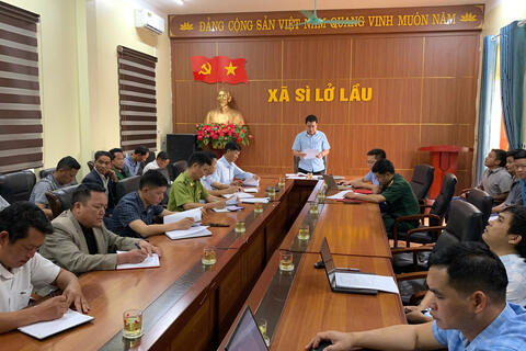 XÃ SÌ LỞ LẦU HỌP BAN CHỈ HUY PHÒNG CHÁY, CHỮA CHÁY RỪNG NĂM 2026.
