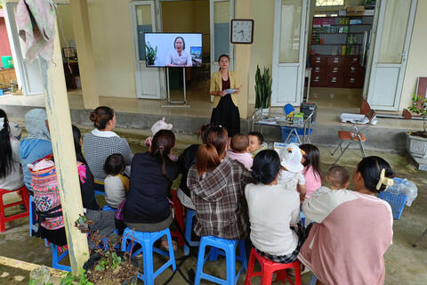 XÃ SÌ LỞ LẦU ĐẨY MẠNH TRUYỀN THÔNG HƯỞNG ỨNG TUẦN LỄ THẾ GIỚI NUÔI CON BẰNG SỮA MẸ NĂM 2026