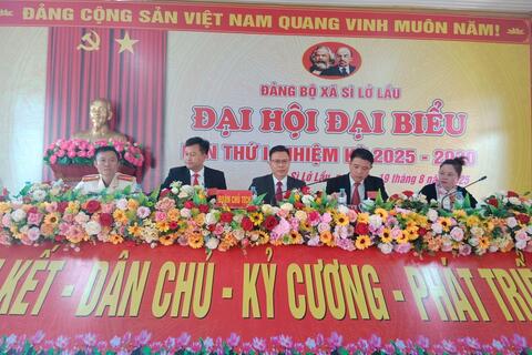 ĐẠI HỘI ĐẠI BIỂU ĐẢNG BỘ XÃ SÌ LỞ LẦU LẦN THỨ NHẤT, NHIỆM KỲ 2025-2030